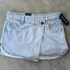 BLANKNYC Denim Mini Skirt Size 26 Light Wash
